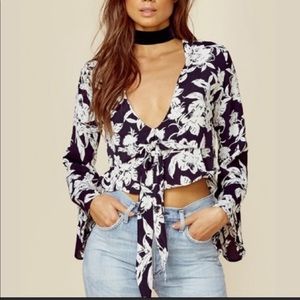 Flynn Skye floral blouse